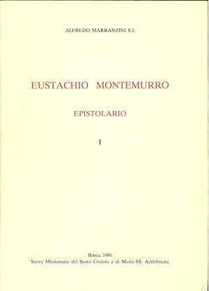 Image du vendeur pour Eustachio Montemurro - Epistolario mis en vente par Studio Bibliografico Marini