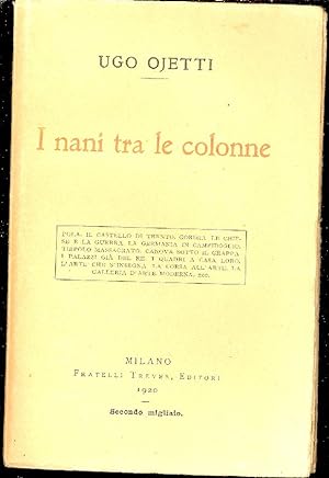 Bild des Verkufers fr I nani tra le colonne zum Verkauf von Studio Bibliografico Marini