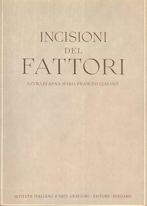 Seller image for Incisioni del Fattori for sale by Studio Bibliografico Marini