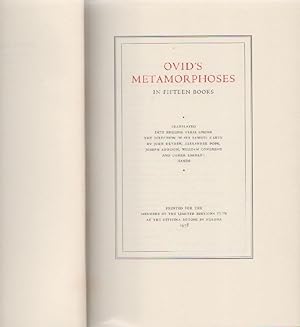 Ovid's metamorphoses in fifteen books