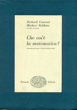 Bild des Verkufers fr Che cos' la matematica? zum Verkauf von Studio Bibliografico Marini