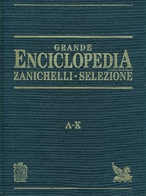 Bild des Verkufers fr Grande enciclopedia Zanichelli-Selezione zum Verkauf von Studio Bibliografico Marini