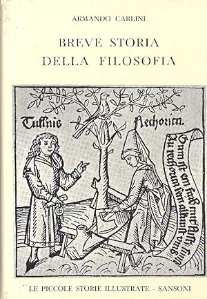 Bild des Verkufers fr Breve storia della filosofia zum Verkauf von Studio Bibliografico Marini