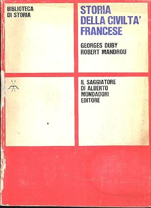 Bild des Verkufers fr Storia della civilt francese zum Verkauf von Studio Bibliografico Marini