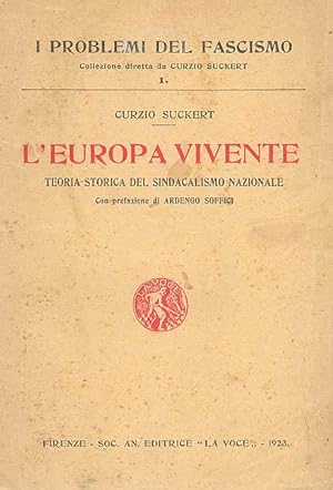 Bild des Verkufers fr L'Europa vivente zum Verkauf von Studio Bibliografico Marini