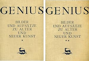 Imagen del vendedor de Genius. Bilder und Aufsatze zu Alter und Neuer Kunst, 1920 a la venta por Studio Bibliografico Marini