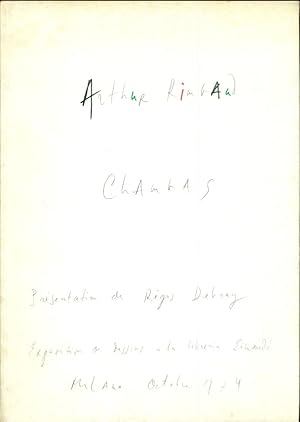 Seller image for Chambas. Arthur Rimbaud for sale by Studio Bibliografico Marini