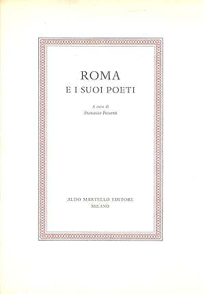 Immagine del venditore per Roma e i suoi poeti venduto da Studio Bibliografico Marini