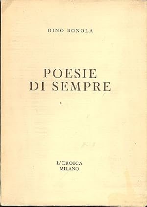 Immagine del venditore per Poesie di sempre venduto da Studio Bibliografico Marini