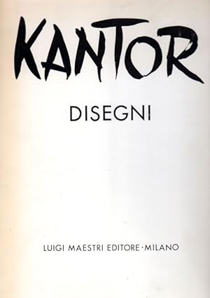 Seller image for Manuel Kantor. Disegni for sale by Studio Bibliografico Marini