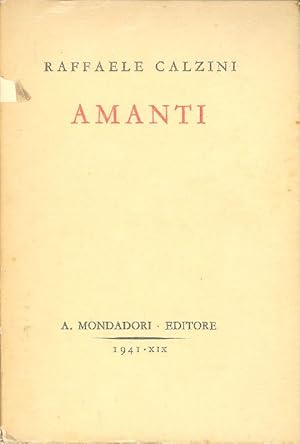 Imagen del vendedor de Amanti a la venta por Studio Bibliografico Marini