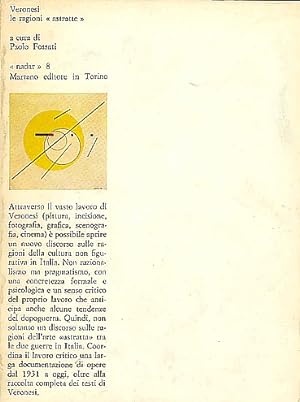 Immagine del venditore per Veronesi. Le ragioni ''astratte'' venduto da Studio Bibliografico Marini