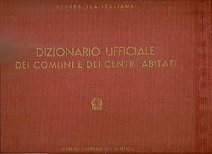 Dizionario Ufficiale dei Comuni e dei Centri Abitati