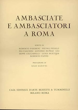 Seller image for Ambasciate e ambasciatori a Roma for sale by Studio Bibliografico Marini