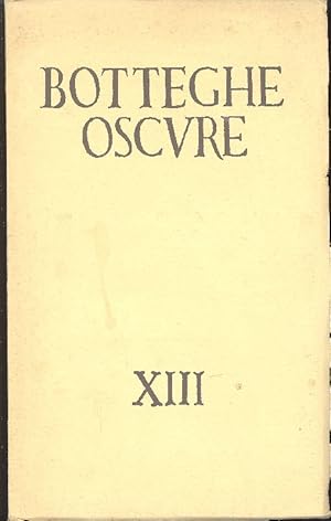 Botteghe Oscure. 1954. Quaderno n. XIII