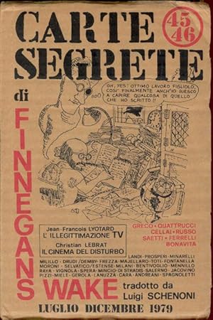 Imagen del vendedor de Carte Segrete. Luglio - Dicembre 1979, n. 45/46 a la venta por Studio Bibliografico Marini