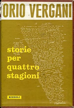 Immagine del venditore per Storie per quattro stagioni venduto da Studio Bibliografico Marini