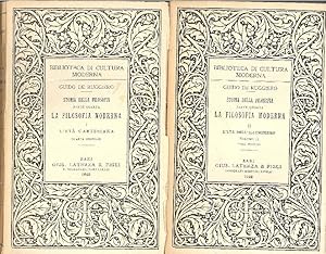 Imagen del vendedor de La filosofia moderna, 2 volumi, in 3 tomi a la venta por Studio Bibliografico Marini