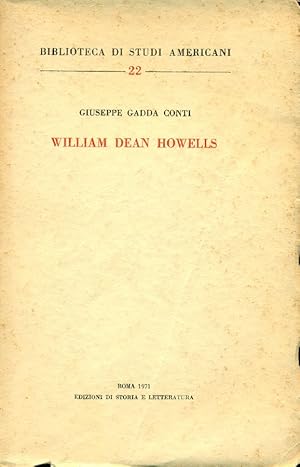 Image du vendeur pour William Dean Howells mis en vente par Studio Bibliografico Marini