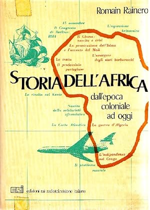 Bild des Verkufers fr Storia dell'Africa dall'epoca coloniale ad oggi zum Verkauf von Studio Bibliografico Marini