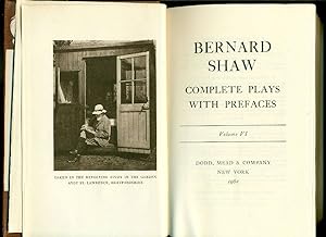 Imagen del vendedor de Complete Plays with Prefaces. Volume VI a la venta por Studio Bibliografico Marini