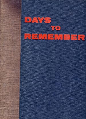 Bild des Verkufers fr Days to remember. America 1945-1955 zum Verkauf von Studio Bibliografico Marini