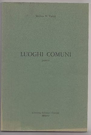 Bild des Verkufers fr Luoghi comuni zum Verkauf von Studio Bibliografico Marini