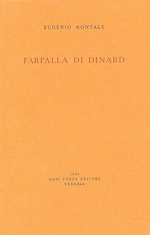 Immagine del venditore per Farfalla di Dinard venduto da Studio Bibliografico Marini