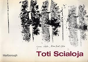 Bild des Verkufers fr Toti Scialoja. Opere inedite New York 1960 zum Verkauf von Studio Bibliografico Marini