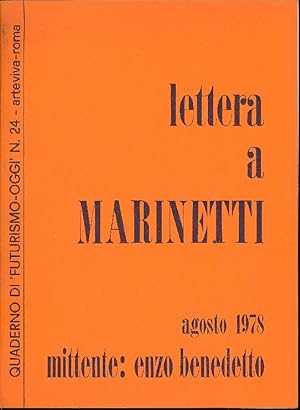 Lettera a Marinetti