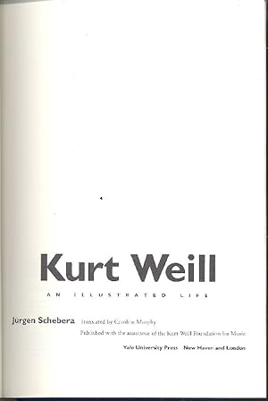 Kurt Weill. An illustrated life