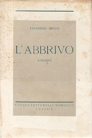 Seller image for L'abbrivo for sale by Studio Bibliografico Marini