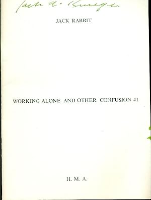 Seller image for Working alone and other confusion for sale by Studio Bibliografico Marini