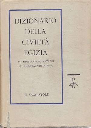 Immagine del venditore per Dizionario della civilt egizia venduto da Studio Bibliografico Marini