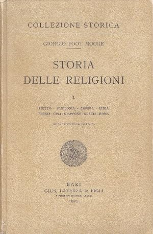 Bild des Verkufers fr Storia delle religioni zum Verkauf von Studio Bibliografico Marini