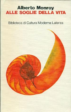 Seller image for Alle soglie della vita for sale by Studio Bibliografico Marini