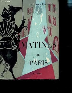 Seller image for MATINES DE PARIS for sale by Le-Livre