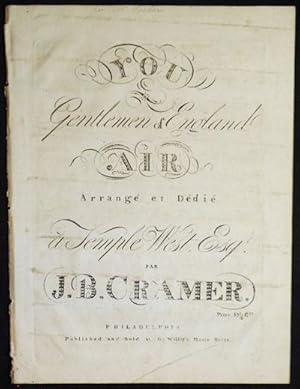 You Gentlemen of England: Air arrangé et dédié Temple West Esqr. par J.B. Cramer