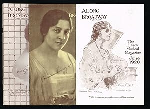 Seller image for Along Broadway : The Edison Musical Magazine. April, May & June, 1920 (James Montgomery Flagg, Anna Case, Carnegie Hall) for sale by Harropian Books,  IOBA