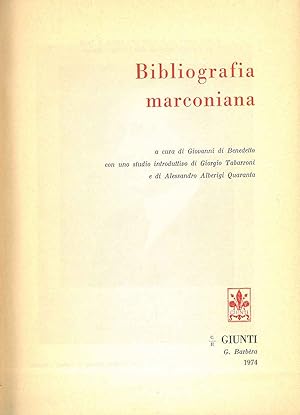 Bibliografia marconiana