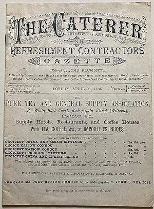 The Caterer And Refreshment Contractors Gazette
