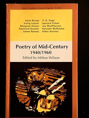 Seller image for POETRY OF MID-CENTURY 1940 - 1960 for sale by Mad Hatter Bookstore