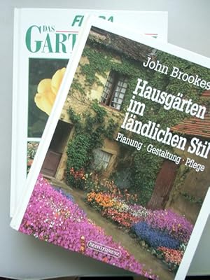 2 Bücher Hausgärten im ländlichen Stil Planung Gestaltung Pflege Gartenbuch
