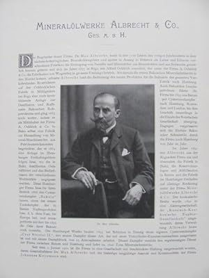 Mineralölwerke Albrecht & Co., Ges. m. b. H. Aus: Julius Eckstein (Hrsg.): Historisch-biographisc...