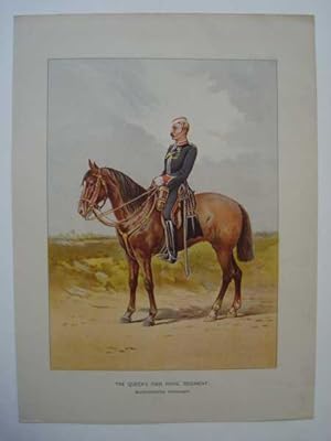 The Queen's Own Royal Regiment, Staffordhire Yeomanry, Military, Original Chromolithograph