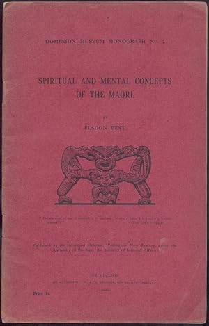 Seller image for Spiritual and Mental Concepts of the Maori: Being Illustrations of Animism and Animatism. for sale by Antiquariat Kaner & Kaner GbR