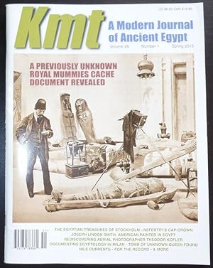 Imagen del vendedor de KMT Magazine: A Modern Journal of Ancient Egypt Volume 26 Number 1 Spring 2015 a la venta por Jeff Irwin Books
