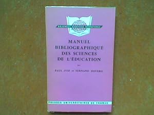 Manuel bibliographique des sciences de l'éducation