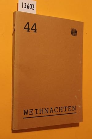 Imagen del vendedor de Weihnachten (Materialhefte 44) a la venta por Antiquariat Tintentraum