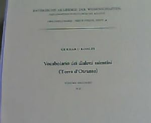 Vocabolario dei dialetti salentini ( Terra d Otranto ) - Volume Secondo N-Z